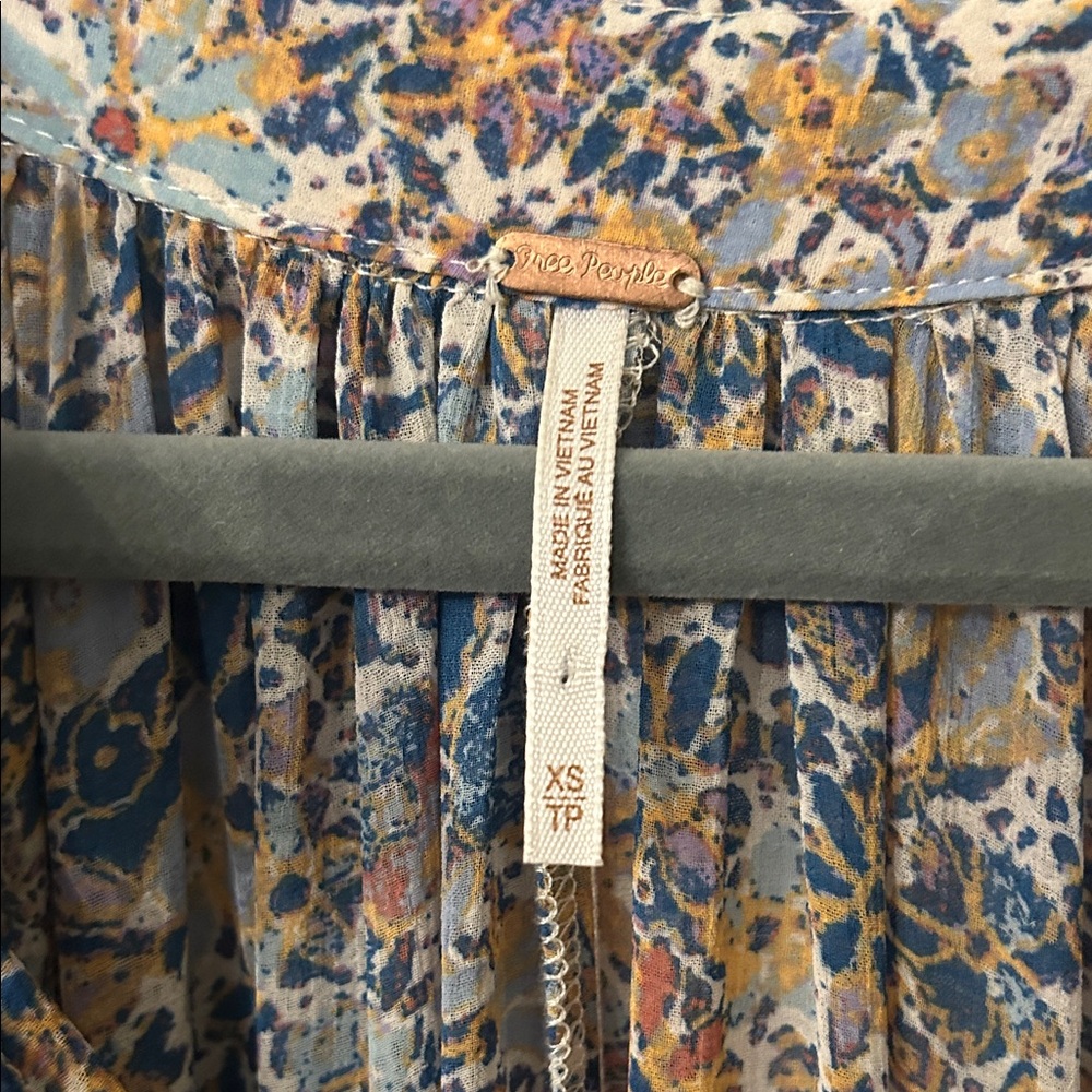 Free People Multicolor Floral Midi Dress - Picture 2 of 3